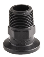 Picture of 2" Flange x 1-1/4" MPT, Polypropylene