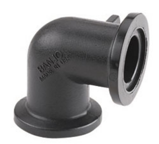 Picture of 90 Degree 2" Flange x 2" Flange