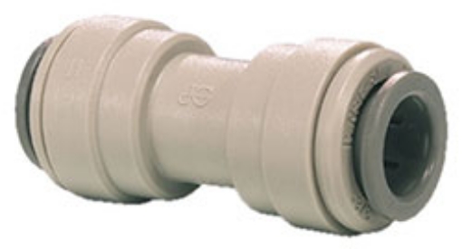 Picture of Union Connector (Tube x Tube), 3/16" Inlet, 1/4" Outlet, Gray