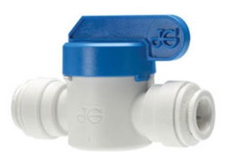 Picture of Shut Off Valve (Tube x Tube), 1/4" Tube O.D., White