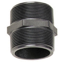 Picture of Hex Nipple, Polypropylene, 2" x Close