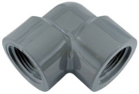 Picture of 90 Degree Elbow, PVC, 1IN Threaded, Schedule 80