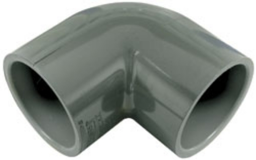 Picture of 90 Degree Elbow, PVC, 3IN Slip, Schedule 80