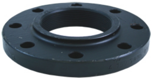 Picture of Threaded Pipe Flange, Carbon Steel, 8" Pipe Size, 13-1/2" Flange Diameter, 11-3/4" Bolt Circle Diameter, 8 Holes, 3/4" Bolt Size