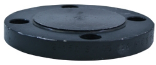 Picture of Blind Pipe Flange, Carbon Steel, Class 150, 4" Pipe Size, 9" Flange Diameter, 7-1/2" Bolt Circle Diameter, 8 Holes, 5/8" Bolt