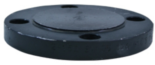 Picture of Blind Pipe Flange, Carbon Steel, Class 150, 6" Pipe Size, 11" Flange Diameter, 9-1/2" Bolt Circle Diameter, 8 Holes, 3/4" Bolt