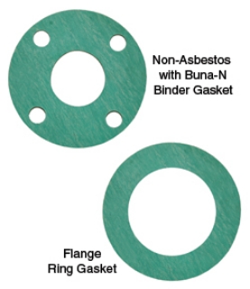 Picture of Gasket for 4" x 9" Flange Size, 8 Bolt Holes, Full Face, Class 150