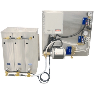 Picture of Triple Color Foam Wax Protectant System for 6 Bays, Wall, Rotary Pump