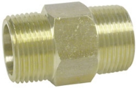 Picture of Hex Nipple, Brass, 3/4" MPT x 3/4" MPT, 1000 PSI