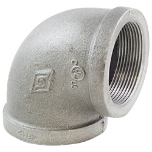 Picture of 90 Degree Elbow, 2IN, Galvanized Malleable