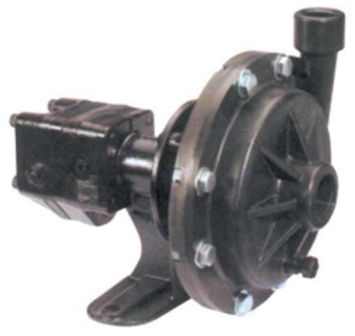 Picture of Straight Centrifugal Pump, Polypropylene, with Hydraulic Motor Drive, 4 GPM Hydraulic Flow, 1" x 3/4"