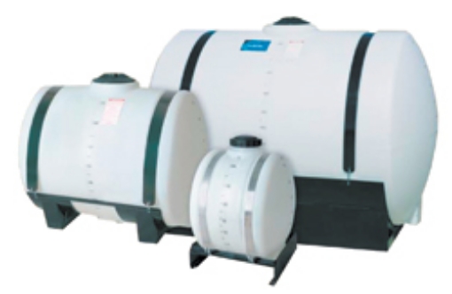 Picture of Tank Saddles (Black) with 1.75" x 41.5" Stainless Steel Bands for 100 Gallon Tanks