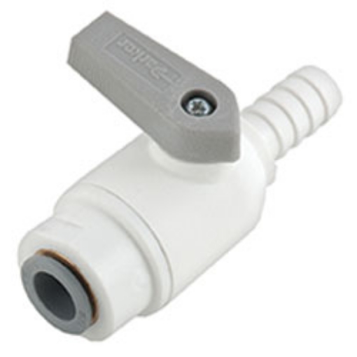 Picture of Inline Valves (Tube x HB), 3/8" Hose Barb, 3/8" Tube O.D.