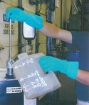 Picture of Reuseable Lined Nitrile Gloves, XX-Large, 15-mil Thickness, 14" Length