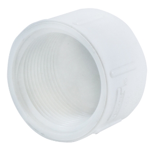 Picture of Cap, PVC, 1IN Threaded, Schedule 40