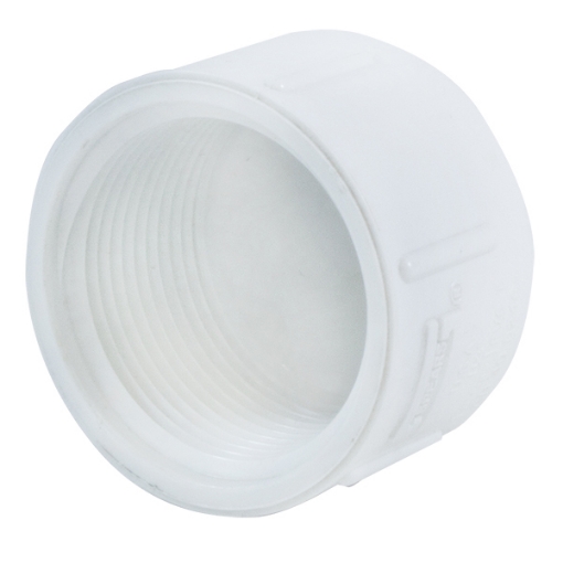 Picture of Cap, PVC, 1IN Threaded, Schedule 40