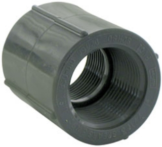Picture of Coupling, PVC, 2IN Thread X Thread, Schedule 80
