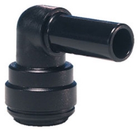 Picture of Plug In Elbow, 3/8" Stem O.D., 3/8" Tube O.D., Black