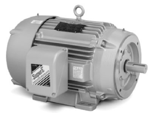 Picture of Three Phase TEFC C-Face Motor, 7-1/2 HP, 1800 RPM, 230/460 V, 18.8 Full Load Amps @ 230V, 213TC Frame