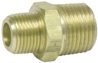 Picture of Reducing Nipple, Brass, 1/2" MPT x 1/4" MPT, 1000 PSI