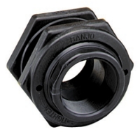 Picture of Tank Fitting, Polypropylene, 3/4" FPT Size, 1-5/8" Hole Size, 150G EPDM Gasket