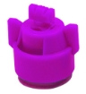 Picture of Turbo TwinJet Nozzle Assembly with Cap, Tip and EPDM Gasket, Twin Flat Spray Tip, Polymer, 110°, .025 Orifice, Violet