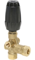Show details for Unloader Valve, Brass, 3/8" FPT Inlet, Outlet & Bypass, Max 10 GPM @ 4500 PSI, Black Spring Picture of Unloader Valve, Brass, 3/8" FPT Inlet, Outlet & Bypass, Max 10 GPM @ 4500 PSI, Black Spring