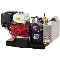 Picture of Vacuum / Pressure Pump, Model HXL3V, Complete Unit, Air-Cooled, 1-1/2" FPT Ports, Electric Start, 13 HP Honda Engine, Battery, Remote Mounted Oil Reservoir, Max 165 CFM