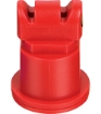 Picture of Air Induction Turbo TwinJet Spray Tip Nozzle, Polymer, 110°, .04 Orifice, Red
