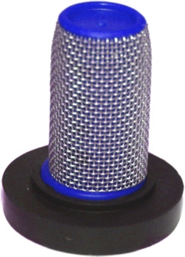 Picture of Nozzle Strainer, Gentian Blue, Poly, 50 Mesh with Viton® Gasket