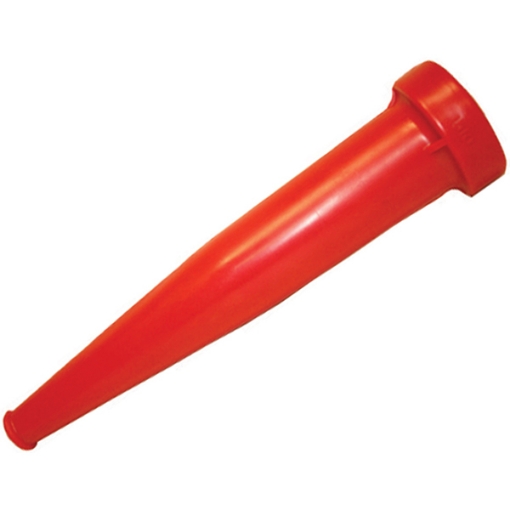 Picture of Hoze Nozzle, Tapered Polycarbonate, 1-1/2" FPT Poly Connection, 10" Length, 1/2" Outlet, 75 GPM @ 100 PSI