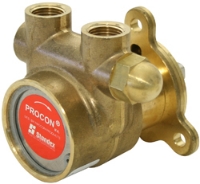 Picture of Rotary Vane Pump, Low Flow, Brass, 1.7 Max GPM, C-Face, with Relief Valve, No Strainer
