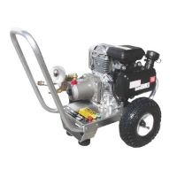 Picture of Direct Drive Pressure Washer: MAX 2.5 GPM @ 2700 PSI, GC190 HONDA Engine, AR Pump, 25' Hose, Aluminum Frame