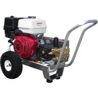 Picture of Belt Driven Pressure Washer: MAX 4.0 GPM @ 4200 PSI, GX390 HONDA Engine, CAT Pump, 50' Hose, Aluminum Frame