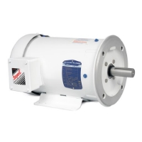 Picture of Washdown Motor, White Epoxy Coated, 1/2 HP, TENV, 3 Phase, 1800 RPM, 230/460 Volt
