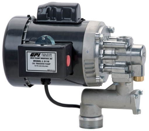 Picture of 115/230 Volt Lube Oil Pump, 1 HP, 8 GPM, 13 Amps