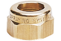 Show details for Nozzle Cap, Brass for any nozzle body with Standard 11/16"-16 Male Thread, Hex Nut Style Picture of Nozzle Cap, Brass for any nozzle body with Standard 11/16"-16 Male Thread, Hex Nut Style