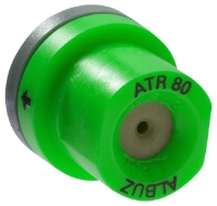 Picture of Hollow Cone Spray Nozzle, ATR 80-Degree, Ceramic, Green