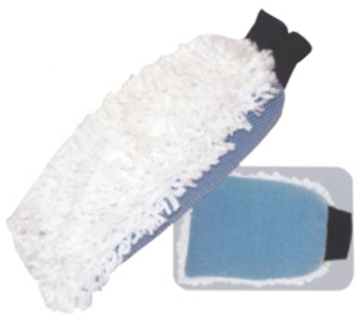 Picture of Wash Mitt, Chenille with Scrub, One Size