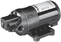 Picture of 12 Volt DC Diaphragm Pump, Demand Pump, 2.0 Max GPM, 100 Max PSI, EPDM Internals, 3/8" FPT Ports