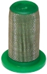 Picture of Nozzle Check Valve Strainer, Traffic Green Polypropylene Body, 100 Mesh Stainless Screen, 5 PSI Spring