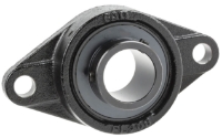 Picture of Flanged Ball Bearing, 2-Bolt, 1/2" Bore, 4-7/16" (H), 3-35/64" (J), 2-38" (L)