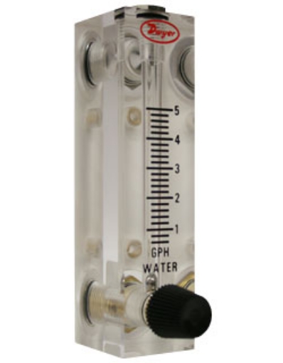 Picture of Visi-Flo Flow Meter With Metering Valve, Stainless, 6 to 60 GPH Calibration