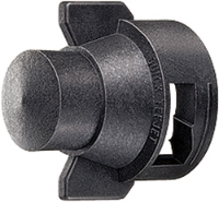 Picture of Blank QuickJet Cap, Black, with EPDM Gasket