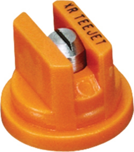 Picture of XR Extended Range Flat Spray Tip Nozzle, 110°, .01 Orifice, Orange, Stainless Insert