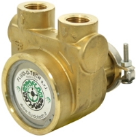 Picture of Rotary Vane Pump, Low Flow, Brass, 4.4 Max GPM, V-Band, No Relief Valve, No Strainer
