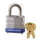 Picture of Padlock, Steel, Base Width 1-1/8", Keyed Alike