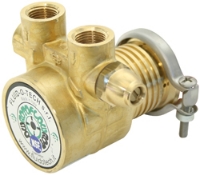 Picture of Rotary Vane Pump, Low Flow, Brass*, 2.3 Max GPM, V-Band, with Relief Valve, No Strainer