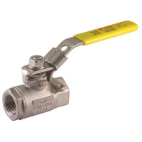 Picture of Ball Valve, High Pressure Stainless, 1/2" FPT Ports, 2000 Max PSI