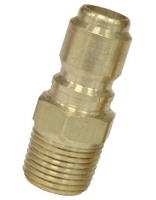 Picture of Quick Coupler Plug, Brass: 1/4" MPT, 5200 Max PSI, 5.6 GPM
